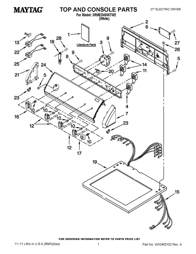 Diagram for 3RMED4905TW2