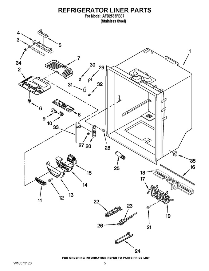Diagram for AFD2535FES7