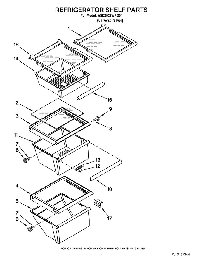 Diagram for ASD2522WRD04