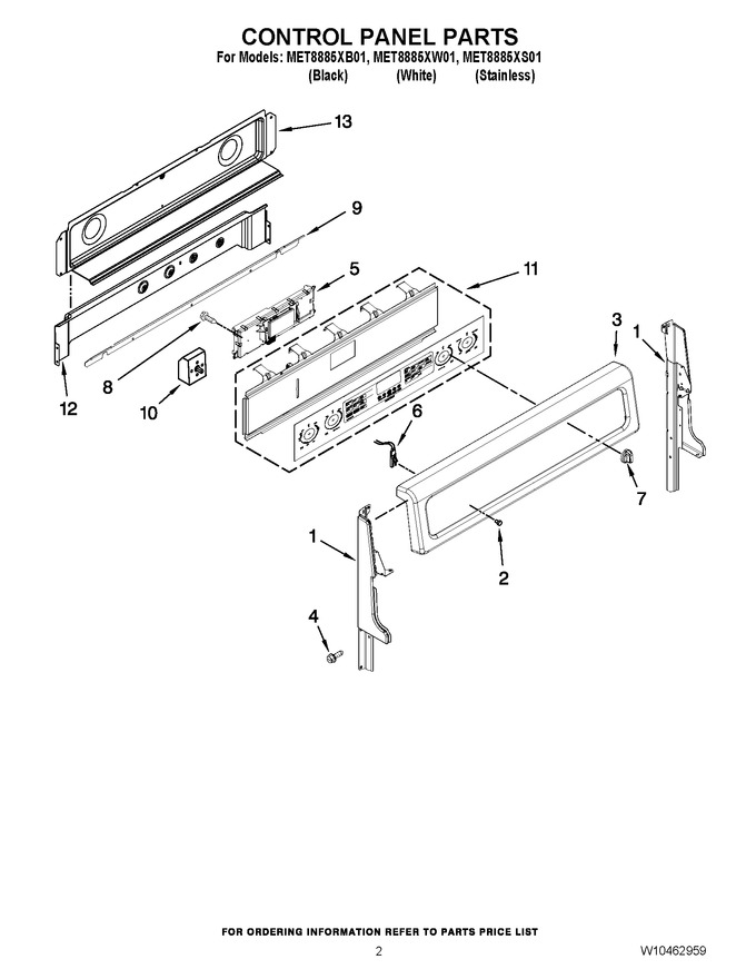 Diagram for MET8885XW01