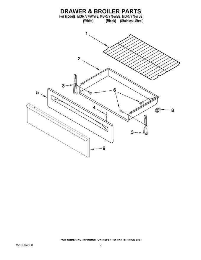 Diagram for MGR7775WS2