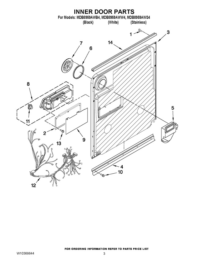 Diagram for MDB8959AWB4
