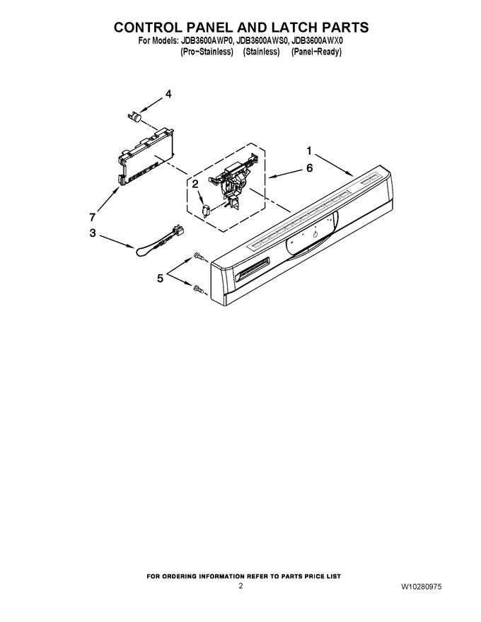 Diagram for JDB3600AWX0