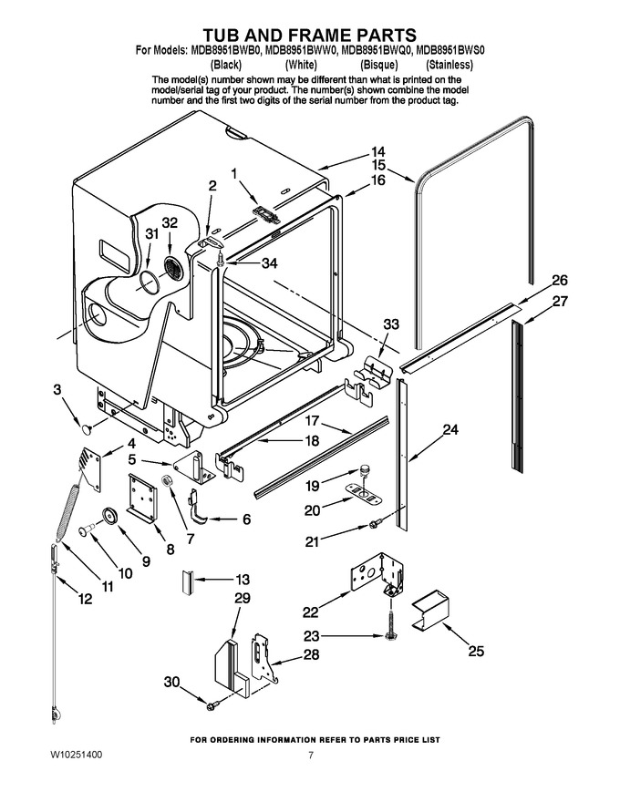 Diagram for MDB8951BWW0