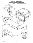 Diagram for 06 - Freezer Liner Parts