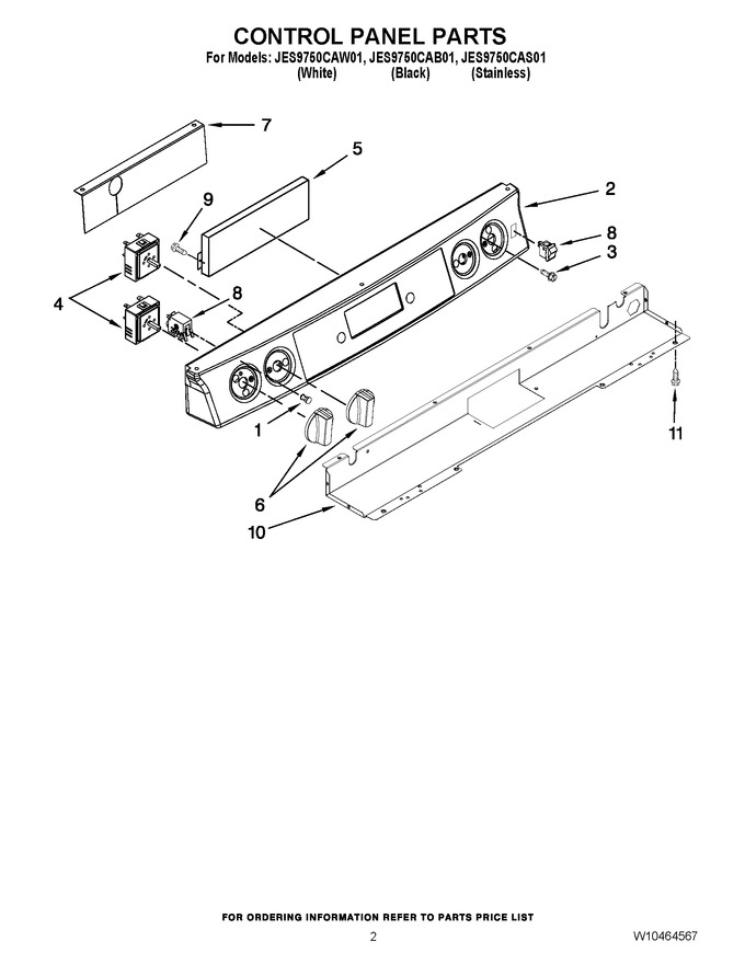 Diagram for JES9750CAS01
