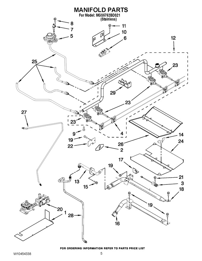 Diagram for MGS5752BDS21
