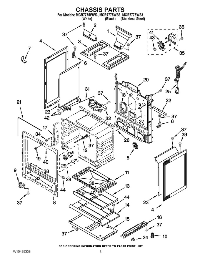 Diagram for MGR7775WB3