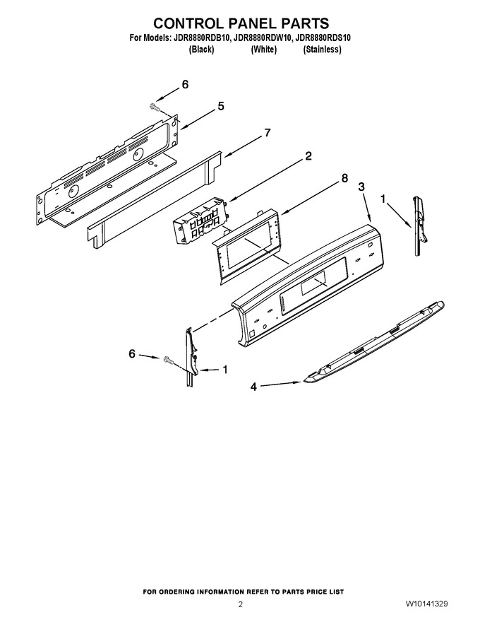 Diagram for JDR8880RDB10