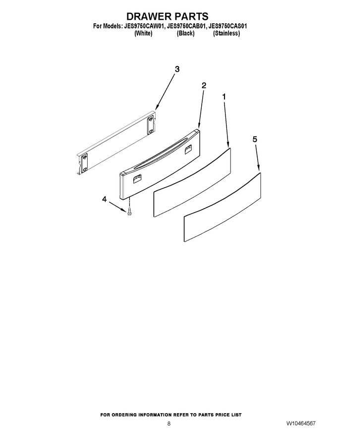 Diagram for JES9750CAW01