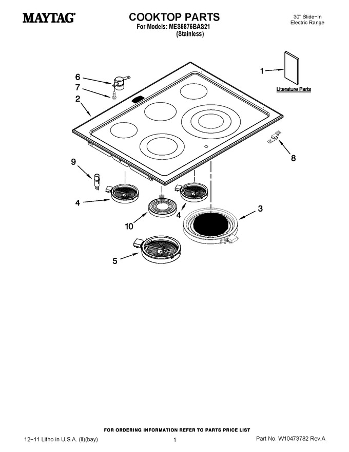 Diagram for MES5875BAS21