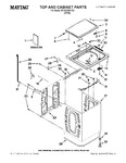 Diagram for 01 - Top And Cabinet Parts