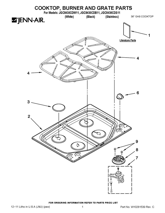 Diagram for JGC8430CDW11