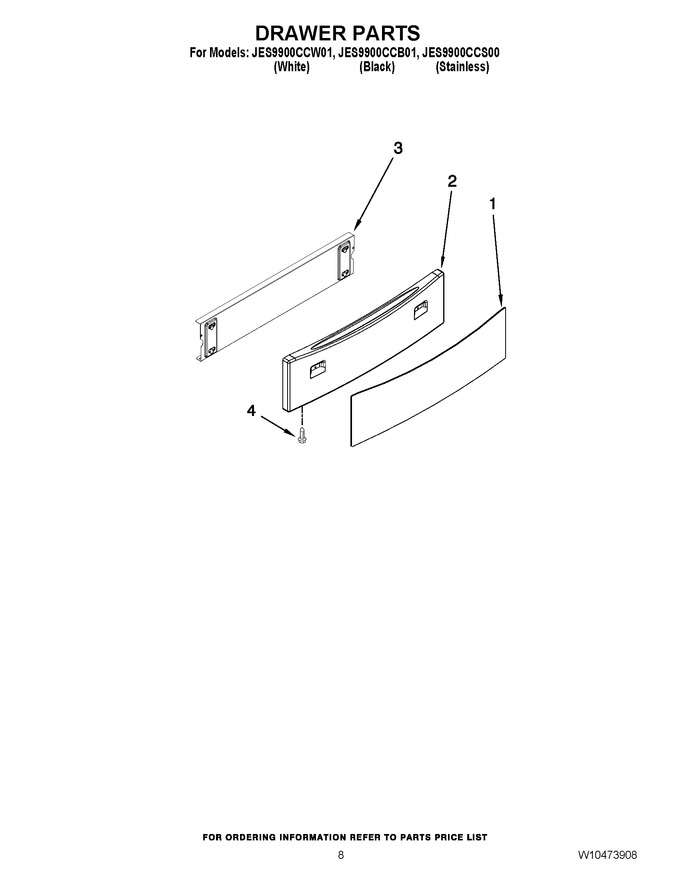 Diagram for JES9900CCW01