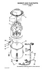 Diagram for 03 - Basket And Tub Parts
