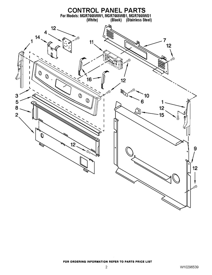 Diagram for MGR7665WW1