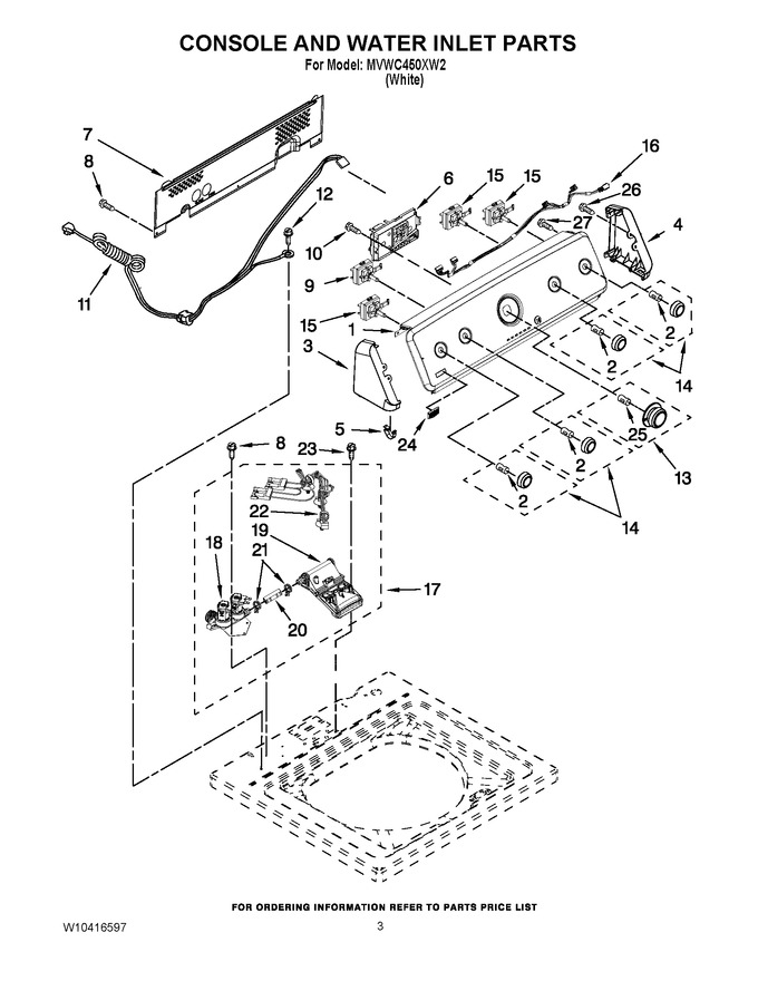 Diagram for MVWC450XW2