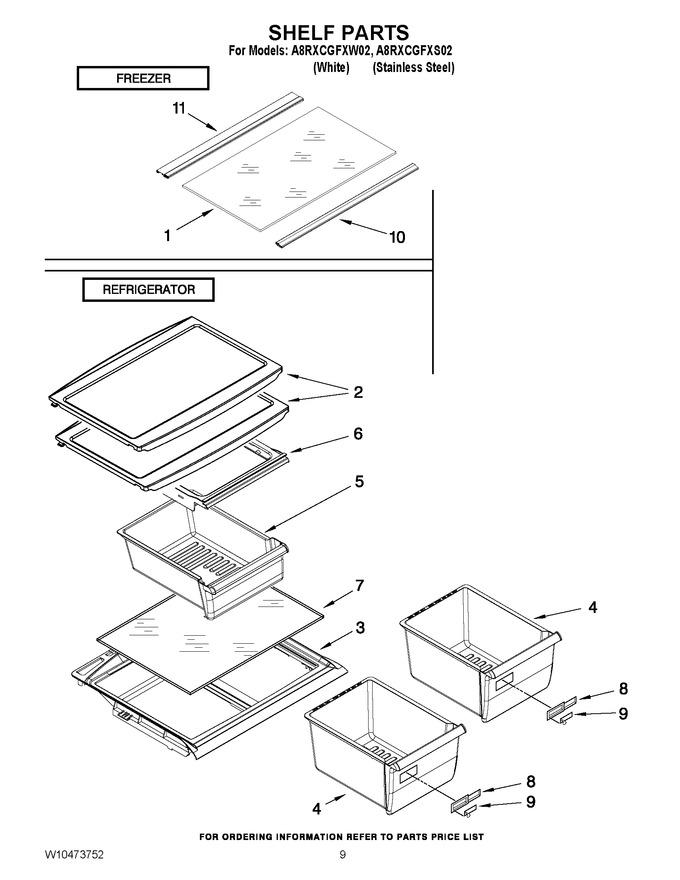 Diagram for A8RXCGFXW02