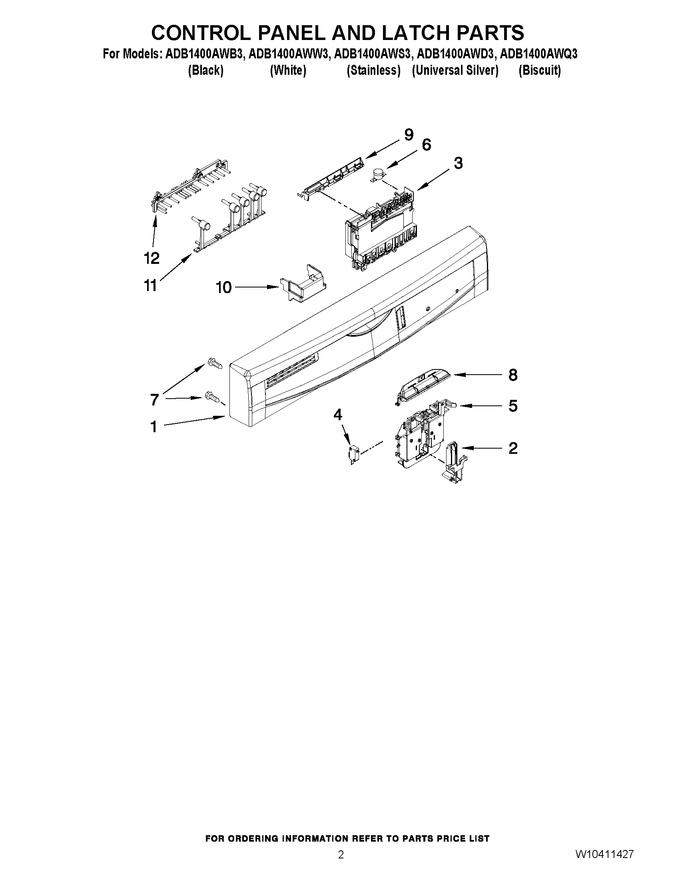Diagram for ADB1400AWW3
