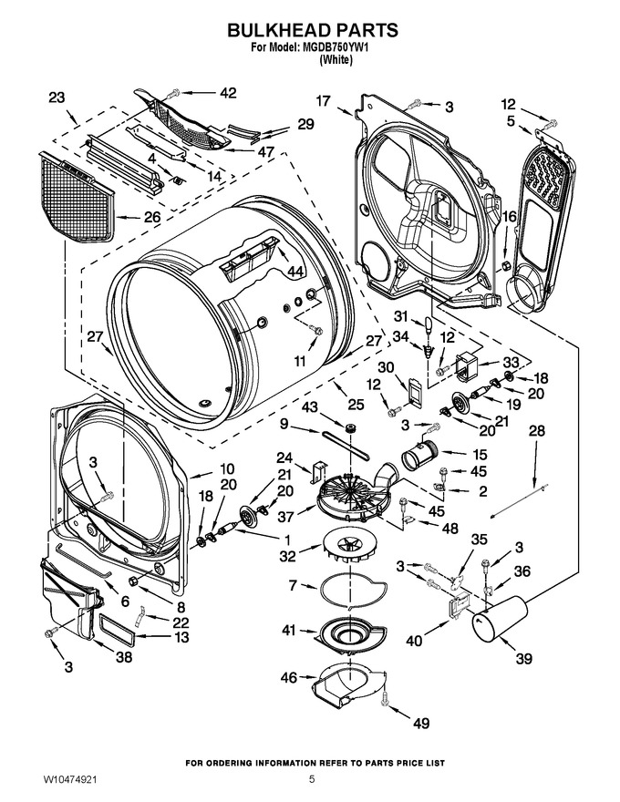 Diagram for MGDB750YW1