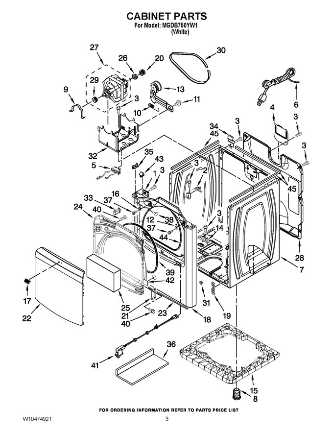 Diagram for MGDB750YW1