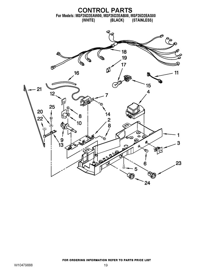 Diagram for MSF25D2EAW00