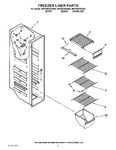 Diagram for 04 - Freezer Liner Parts