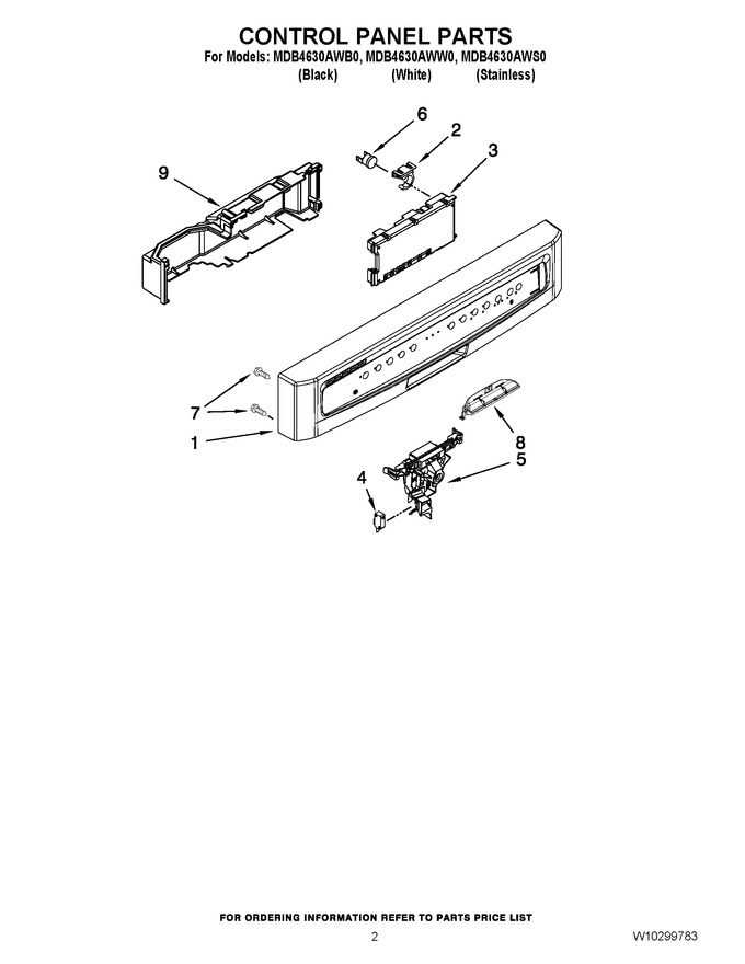 Diagram for MDB4630AWW0