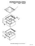 Diagram for 03 - Refrigerator Shelf Parts