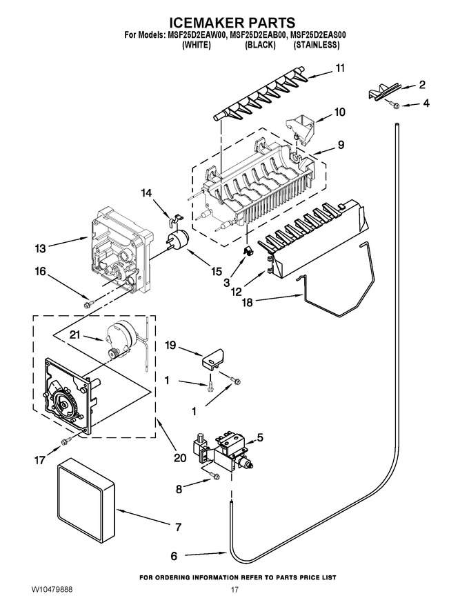 Diagram for MSF25D2EAW00