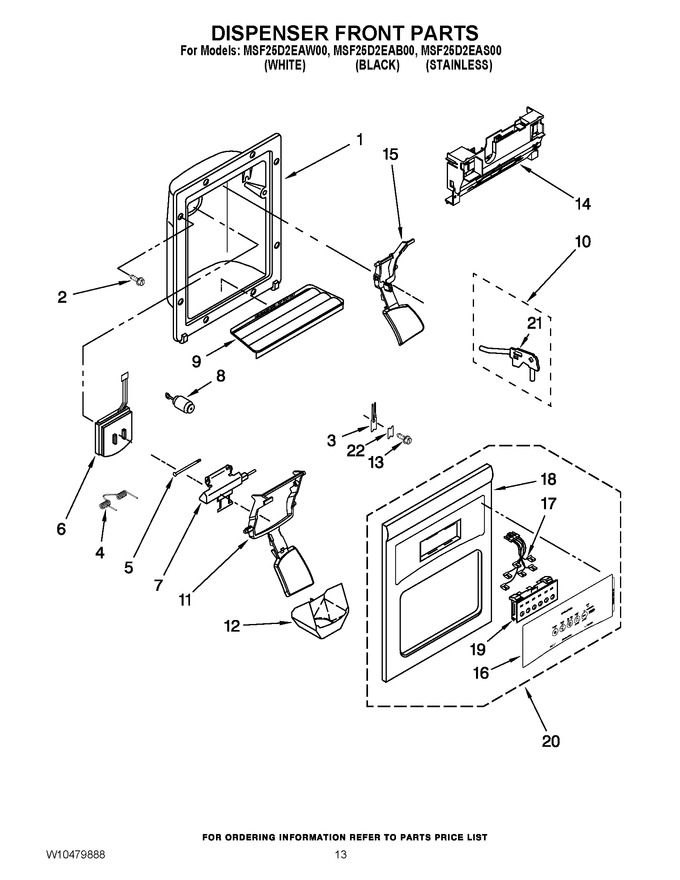 Diagram for MSF25D2EAS00