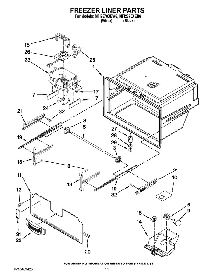 Diagram for MFI2670XEW6