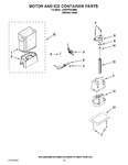 Diagram for 15 - Motor And Ice Container Parts