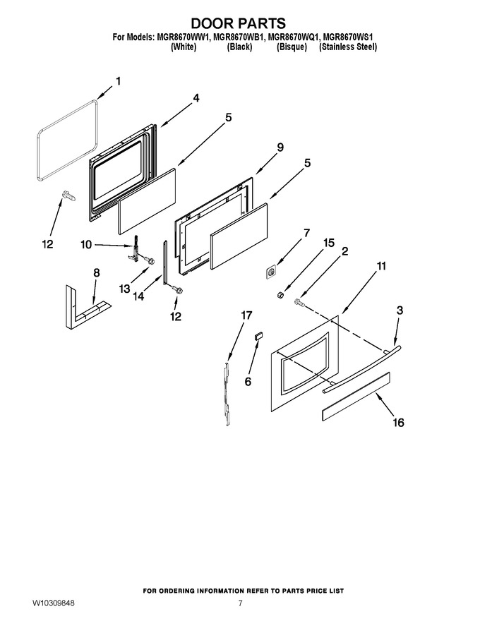 Diagram for MGR8670WW1