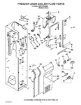 Diagram for 08 - Freezer Liner And Air Flow Parts