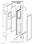 Diagram for 10 - Freezer Door Parts