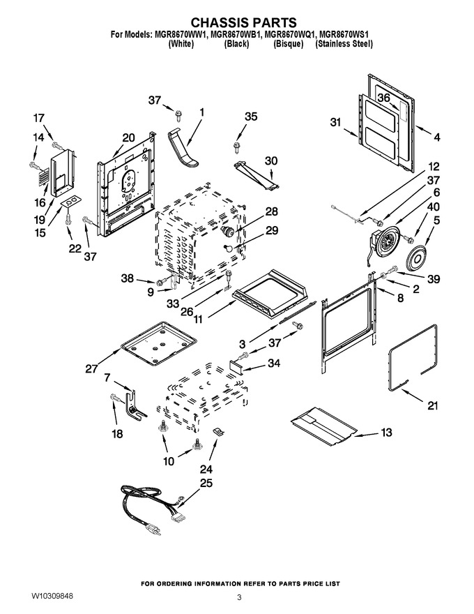 Diagram for MGR8670WB1