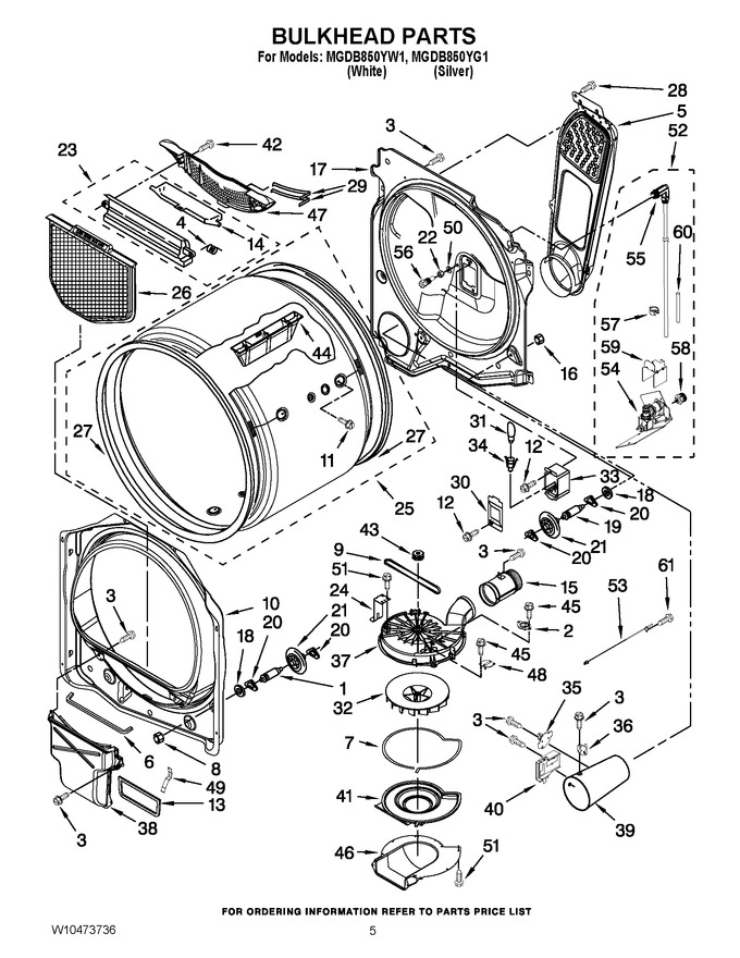 Diagram for MGDB850YW1