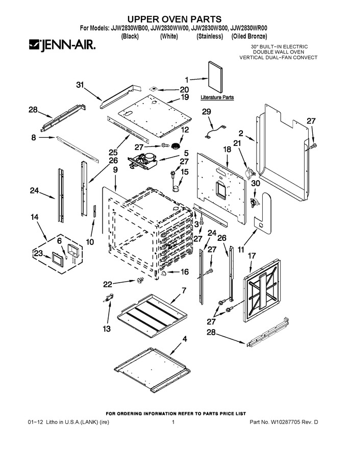 Diagram for JJW2830WS00