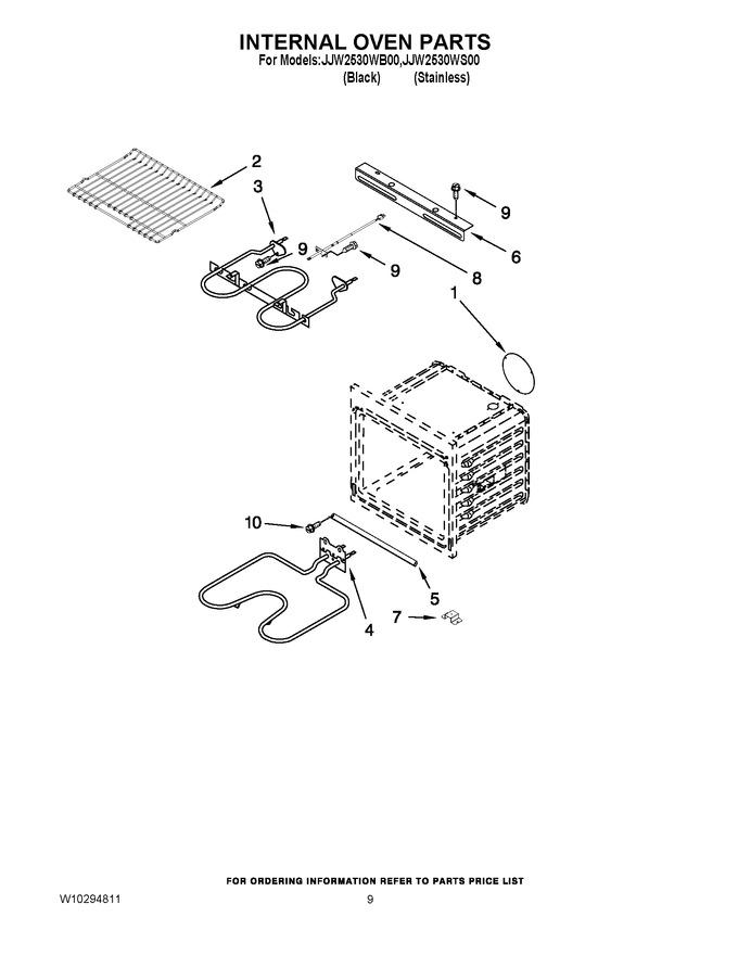Diagram for JJW2530WB00