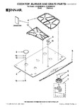 Diagram for 01 - Cooktop, Burner And Grate Parts