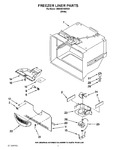 Diagram for 03 - Freezer Liner Parts