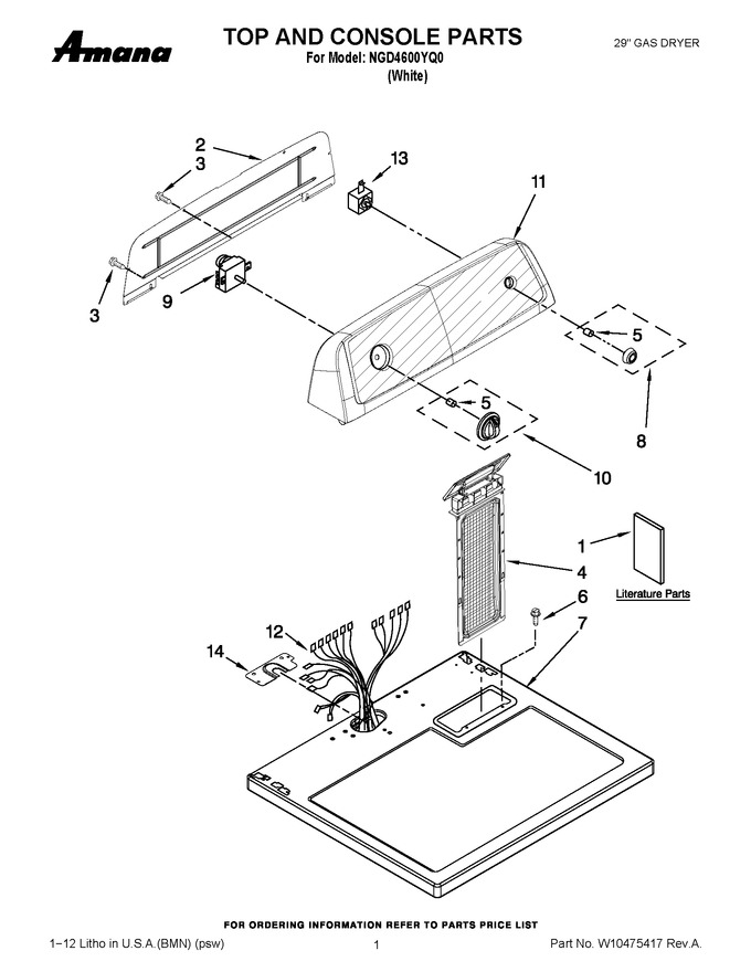 Diagram for NGD4600YQ0