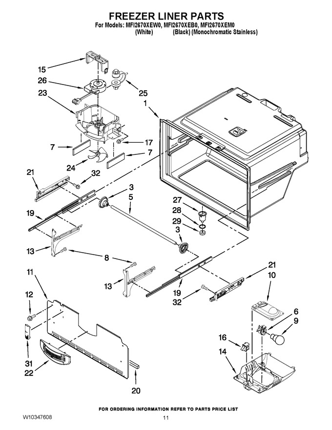 Diagram for MFI2670XEW0
