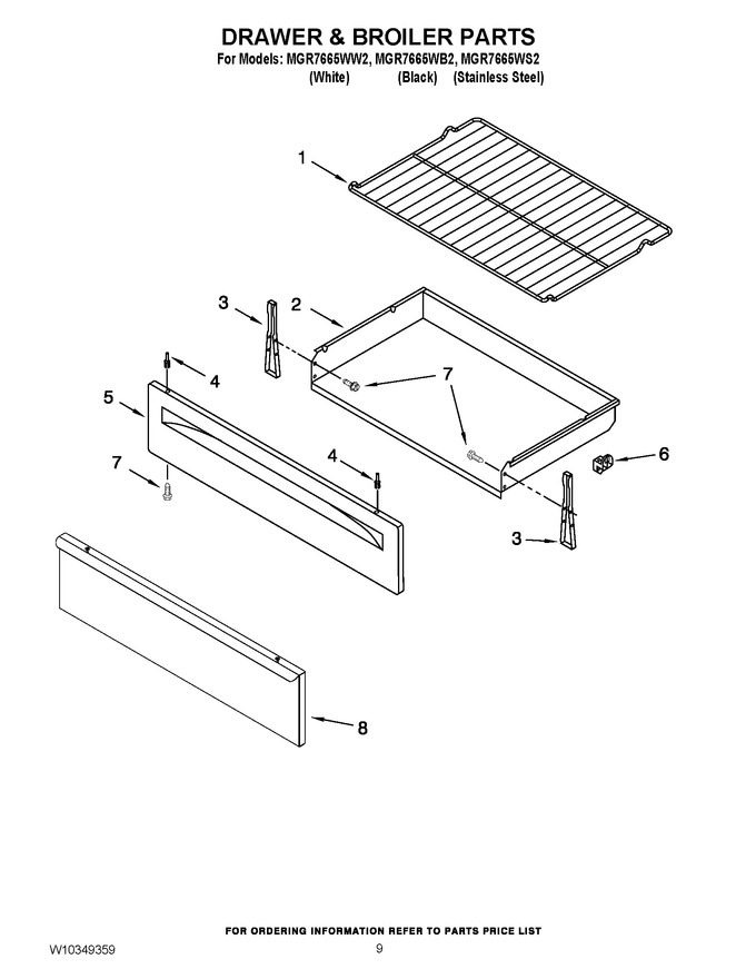 Diagram for MGR7665WW2