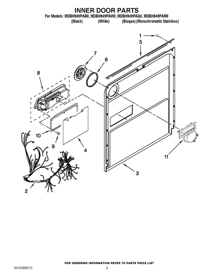 Diagram for MDBH949PAM0