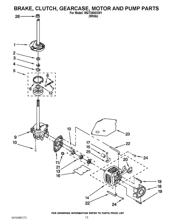 Diagram for MGT3800XW1