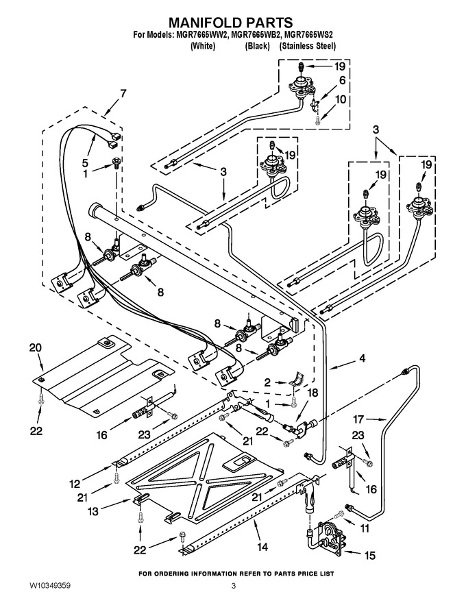Diagram for MGR7665WW2
