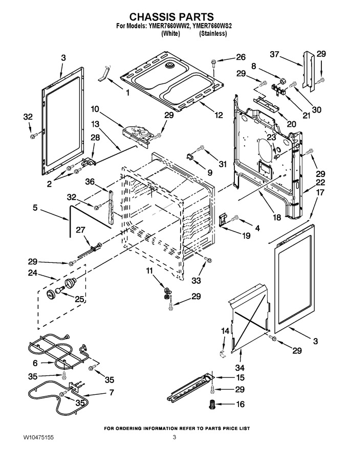 Diagram for YMER7660WW2