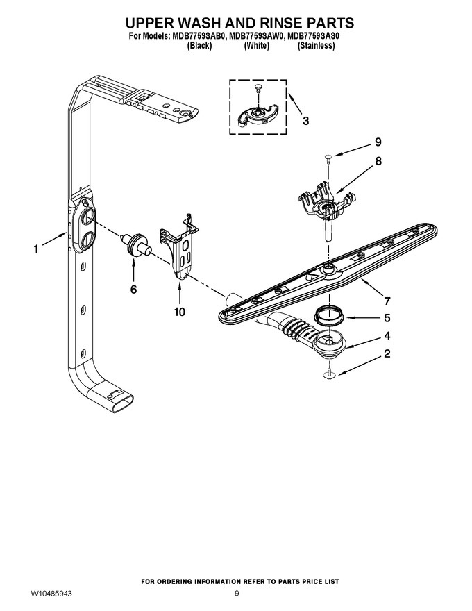 Diagram for MDB7759SAW0